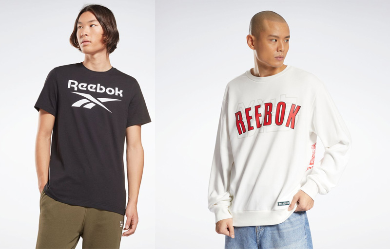 Áo thun nam dài tay hàng hiệu Reebok sử dụng vải Cotton thoáng mát, thấm hút mồ hôi tốt, dễ mặc