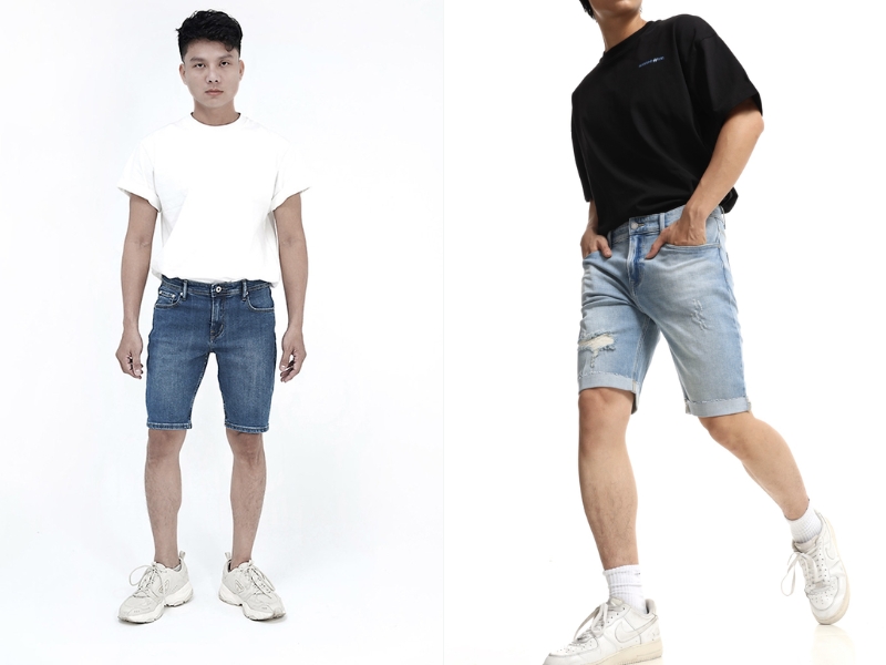 Quần Short Jeans Slimfit Icon Denim