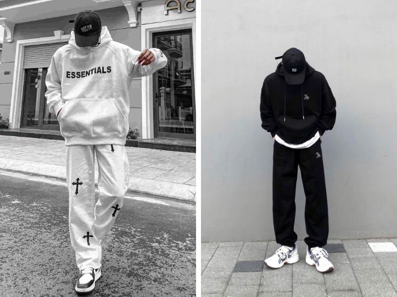 Style nam ngầu với áo hoodie