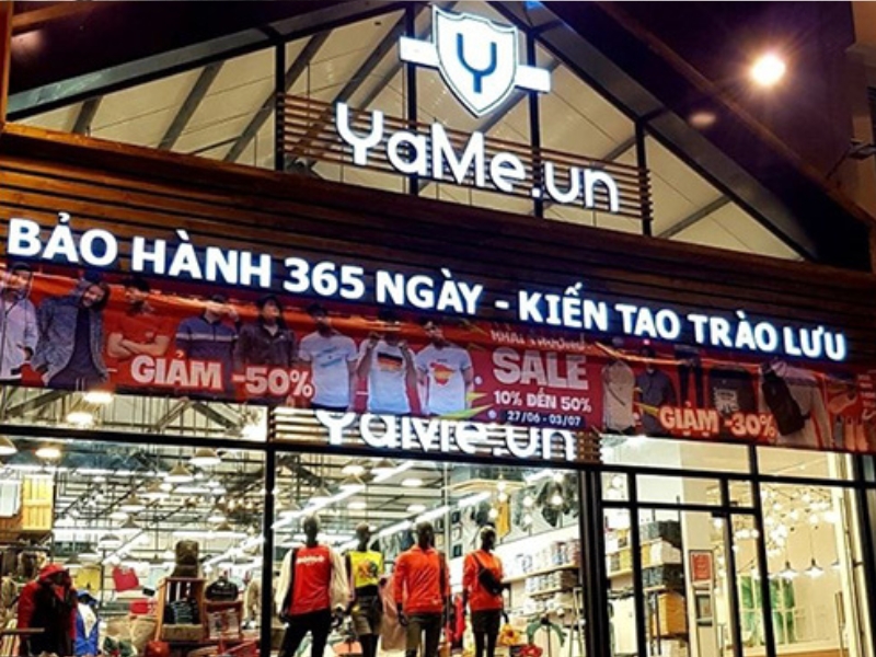 Shop thời trang nam Yame