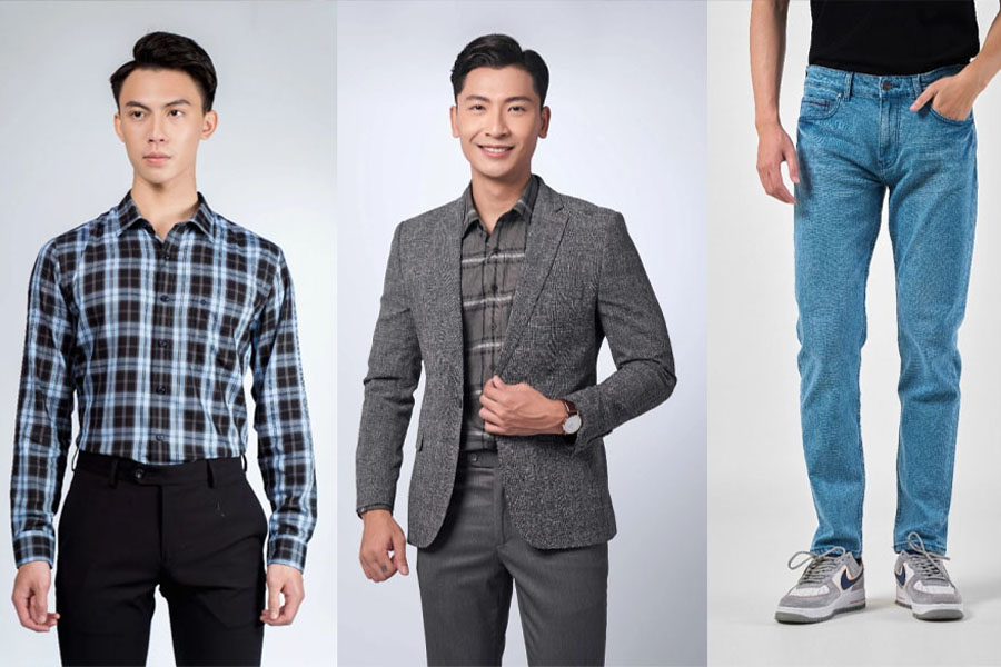 Ngoài ra, cửa hàng còn cung cấp các mẫu áo vest sang trọng, được làm từ chất liệu tweed hoặc wool-blend