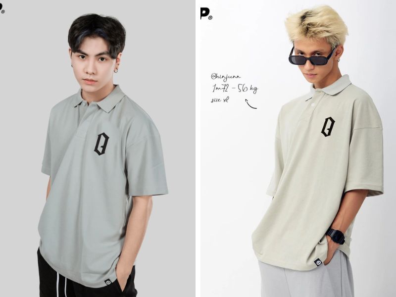 Local brand Polo nam ONTOP mang phong cách đường phố streetwear