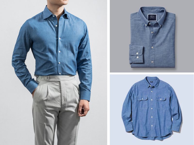 Cách bảo quản áo sơ mi chambray