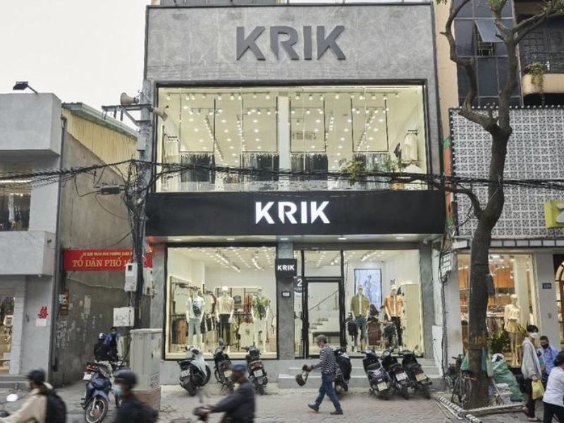 Shop quần áo nam Hà Nội facebook Krik