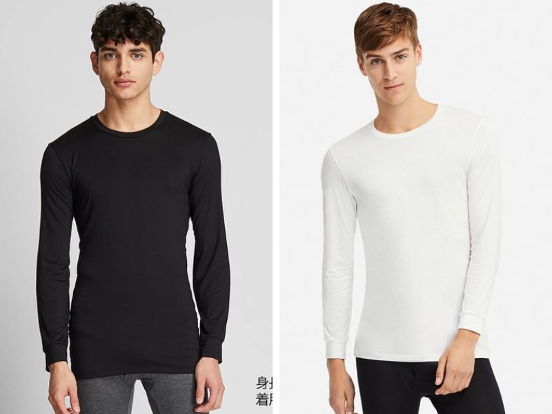 Quần áo giữ nhiệt nam từ thương hiệu Uniqlo