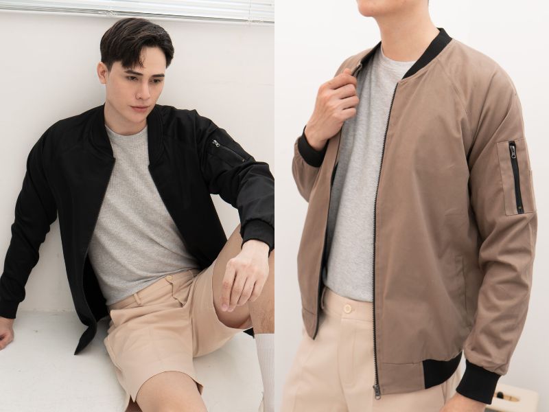 Bomber jacket local brand giá rẻ Kapo Shop 