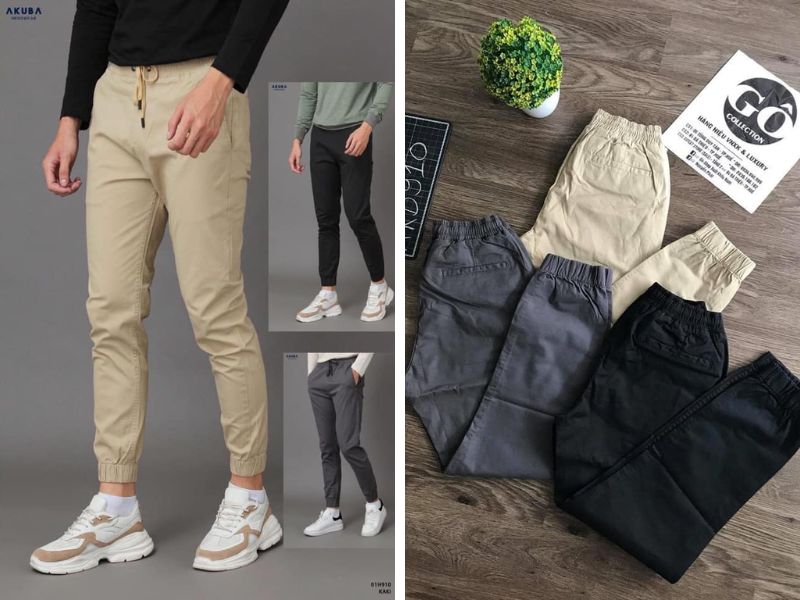 Mẫu quần jogger nam chất liệu tốt của Gô-Shop