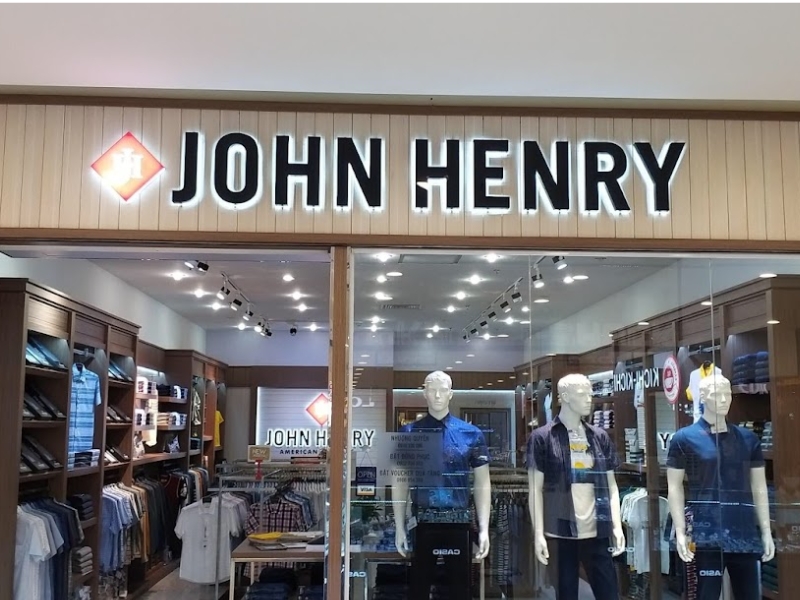 Cửa hàng John Henry Cần Thơ mang phong cách châu Âu