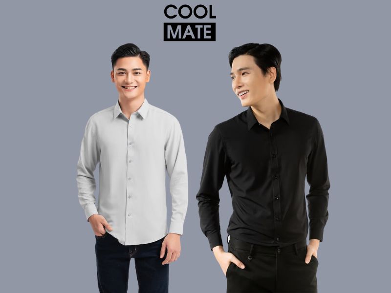 Áo sơ mi nam dài tay đẹp Coolmate