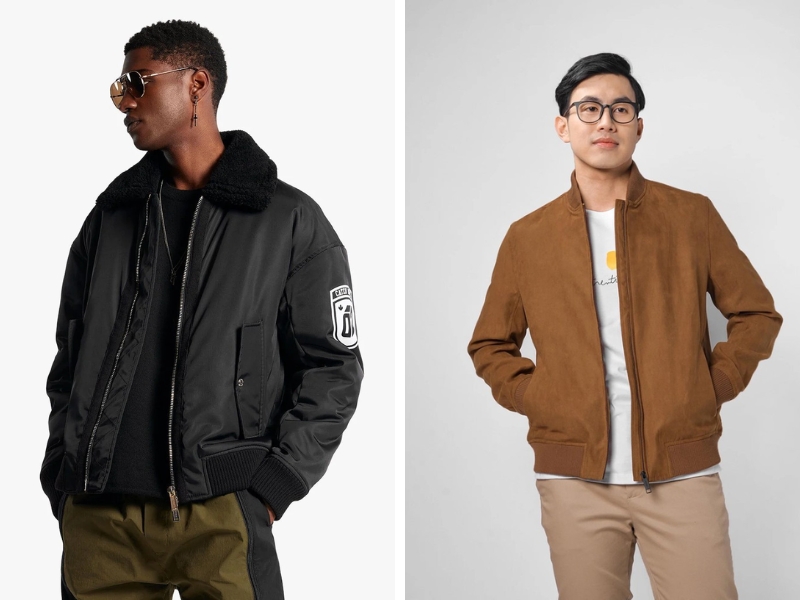 Áo khoác jacket bomber nam