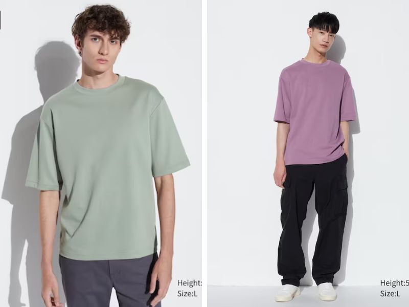 Áo thun cotton nam Uniqlo