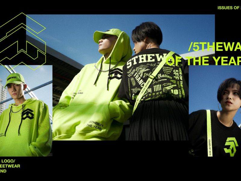Các local brand streetwear: 5theway sáng tạo từ tông màu chủ đạo độc đáo vàng và đen