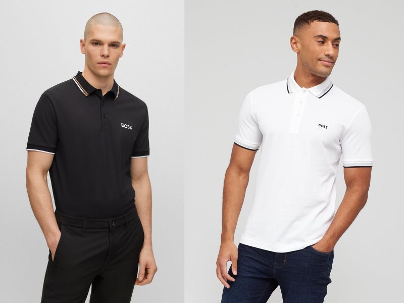 Thương hiệu áo polo nổi tiếng Hugo Boss sở hữu những mẫu áo đơn giản mà vô cùng tinh tế