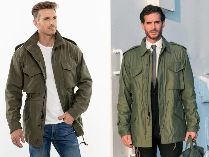 Áo khoác nam cho người 50 tuổi - Áo Field Jacket