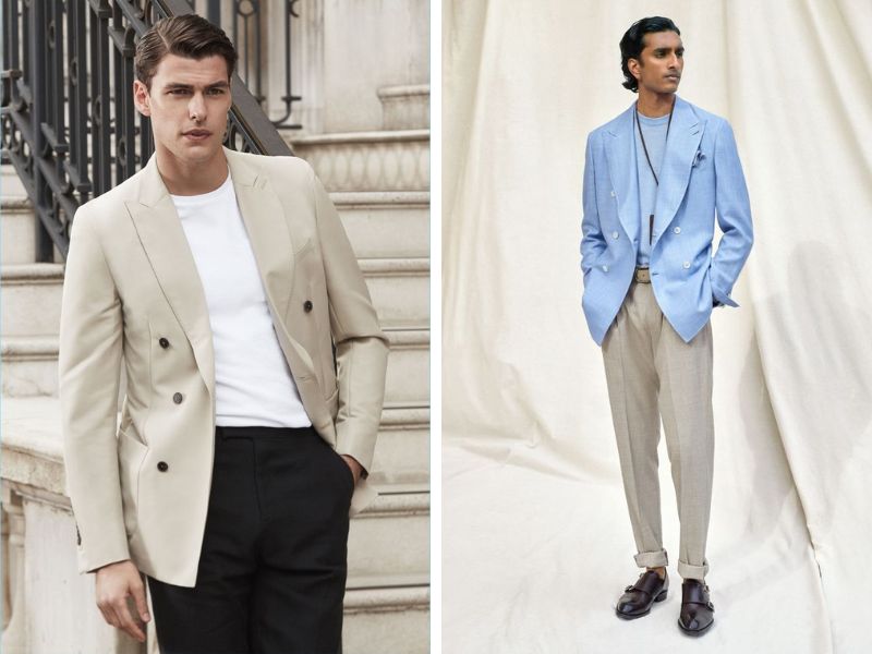 Blazer được thiết kế rộng rãi hơn Suit