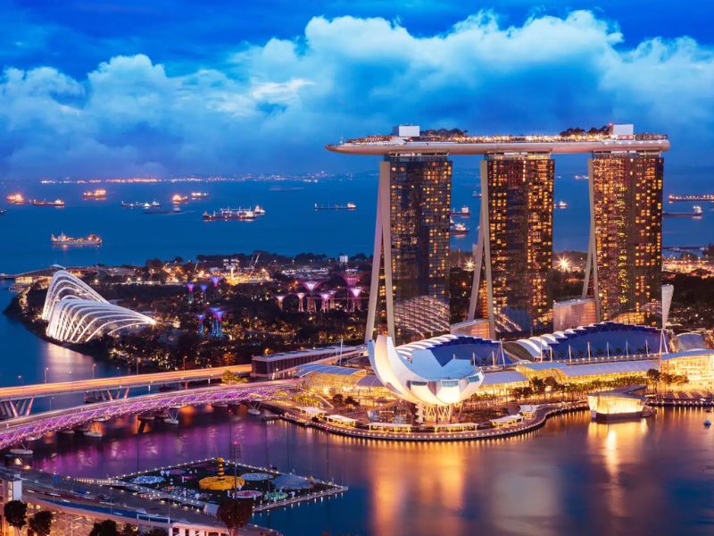 Đi Singapore đẹp nhất vào mùa khô khoảng từ tháng 2 đến tháng 4 