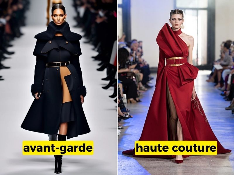 Sự khác biệt giữa avant-garde và haute couture