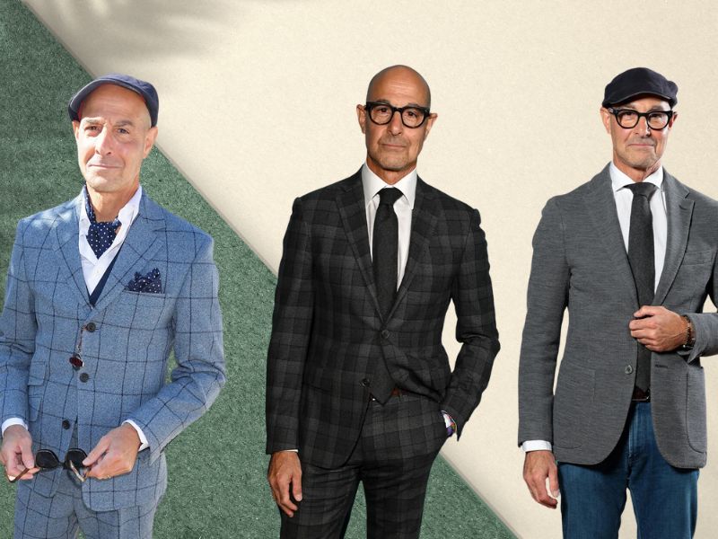 Gu ăn mặc siêu cổ điển của diễn viên Stanley Tucci