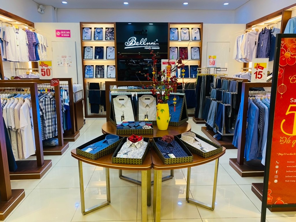 Các sản phẩm thời trang tại Belluni mang lại phong cách riêng biệt pha chút giữa hiện đại và cổ điển 