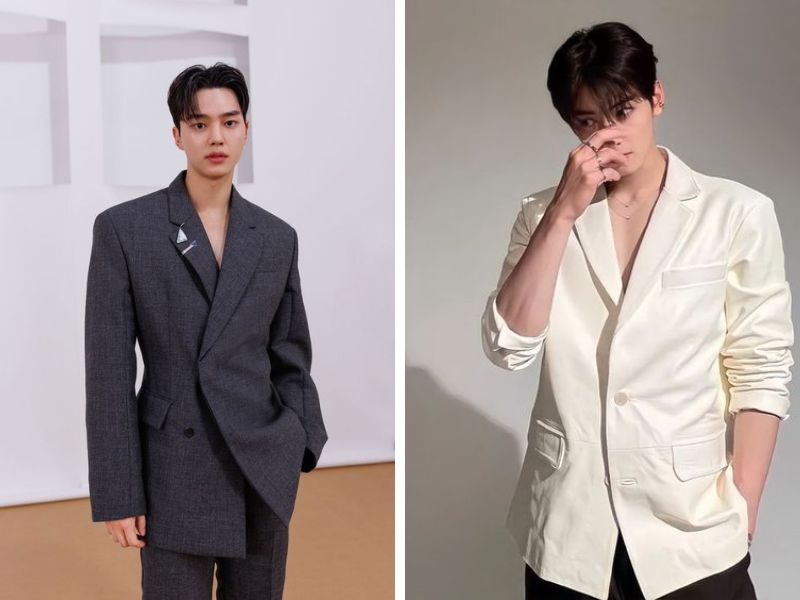 Mặc riêng áo blazer form rộng 