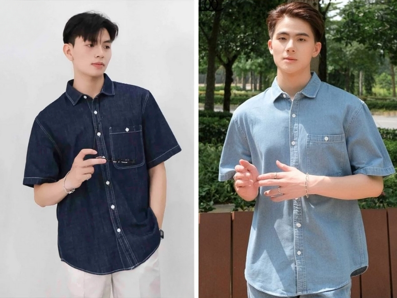 Áo sơ mi nam tay ngắn Độc Menswear mang nét cá tính riêng