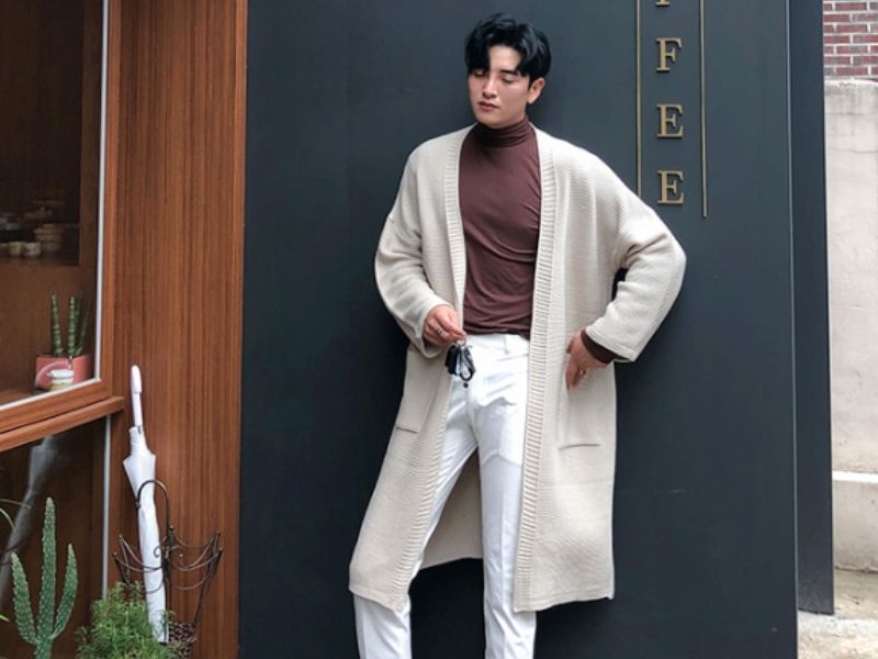 Áo cardigan nam facebook Korea store