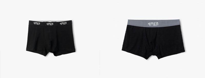 Quần lót nhà 4Men được làm từ các loại vải cao cấp như cotton, modal và spandex, đảm bảo độ mềm mại, thoáng mát và co giãn tốt