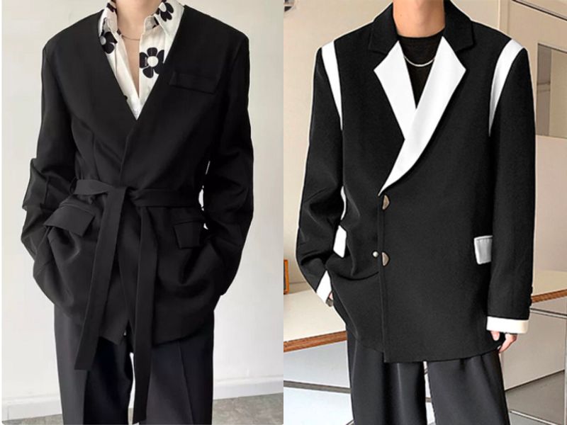 Áo Blazer nam dáng tuxedo được thiết kế ôm trọn dáng người mang đến vẻ ngoài sang trọng, quyền lực cho người mặc