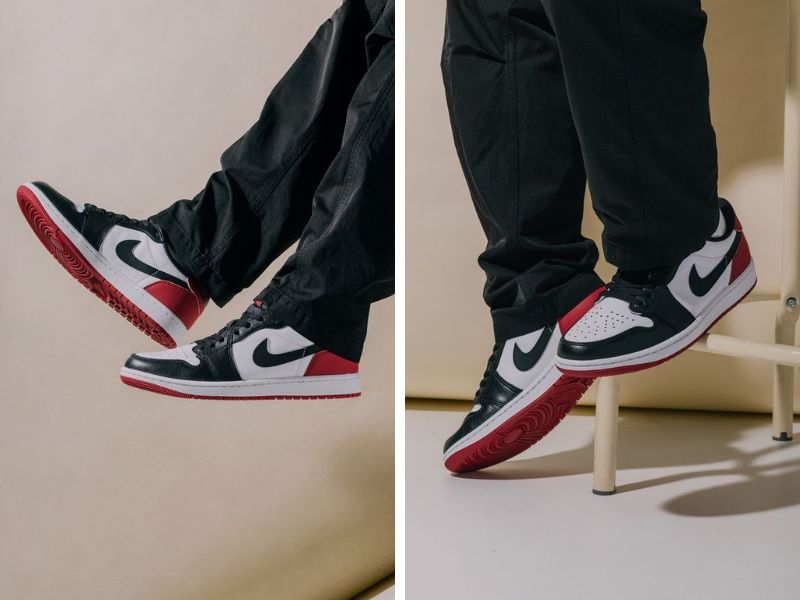 Giày Nike Air Jordan 1 Low ‘Bred Toe’