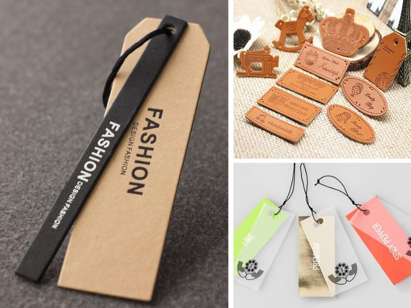 Clothing Tags Are Made From Many Materials Such As Paper, Fabric, Leather, Plastic,...