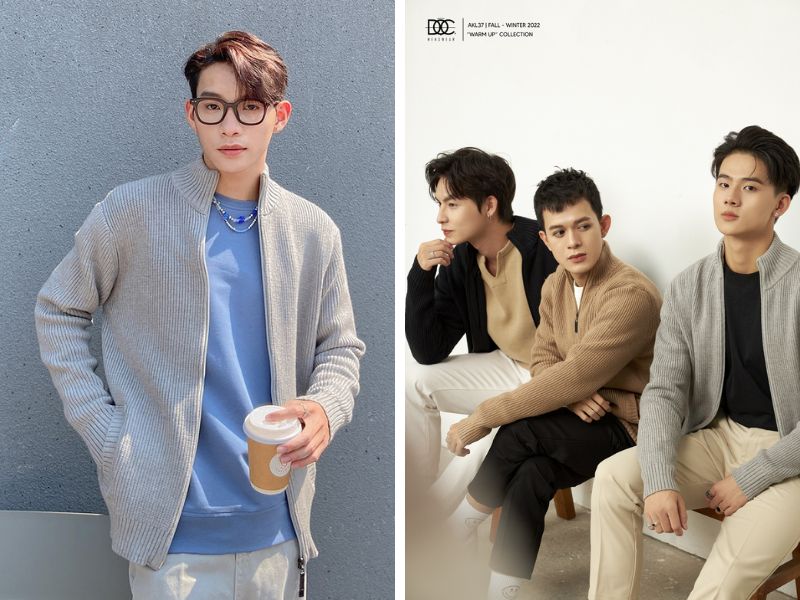 Áo len Cardigan Độc Menswear