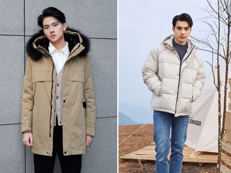 Áo phao nam có mũ Độc Menswear mang phong cách mới lạ, cá tính