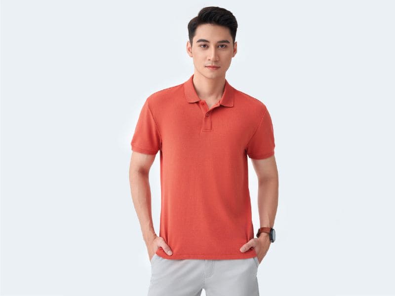 Áo polo màu đỏ cao cấp APC23404 5S Fashion