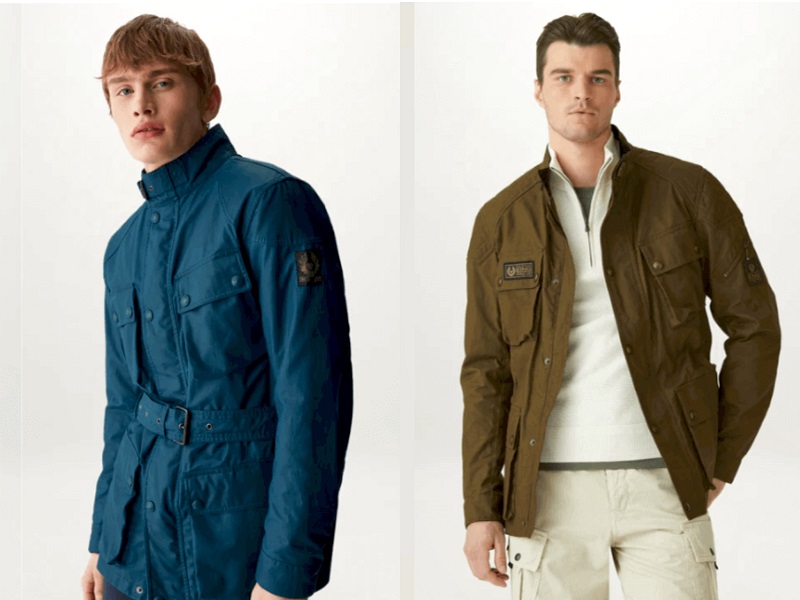 Áo field jacket của Belstaff có thiết kế thanh lịch và được làm từ chất liệu cao cấp