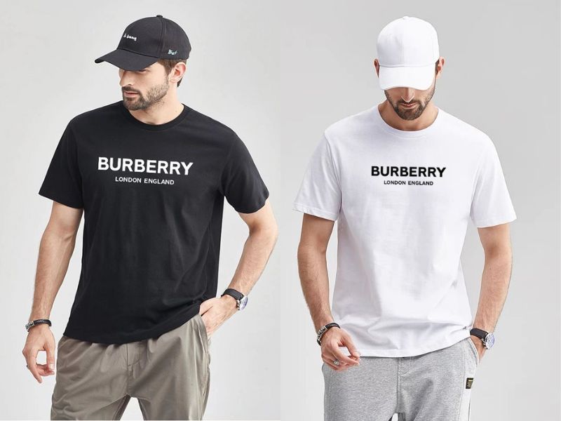 Burberry là một trong các thương hiệu áo thun nổi tiếng thế giới về sự thanh lịch và năng động