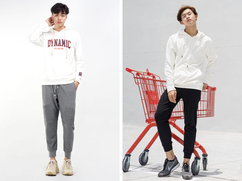 Phối đồ street style nam phong cách Athleisure năng động 