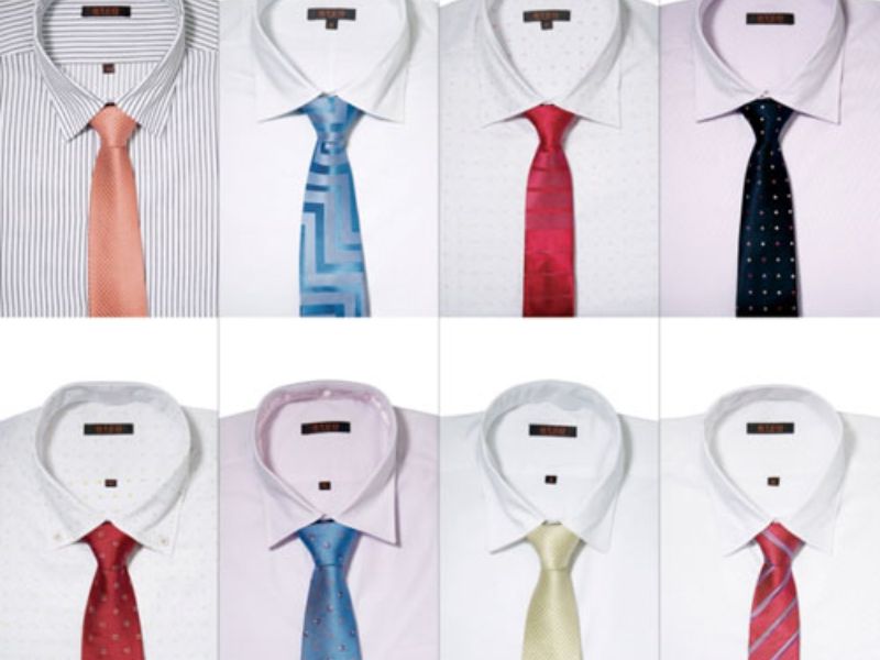 Bạn không nên lựa cà vạt có màu sắc sáng hơn màu áo sơ mi