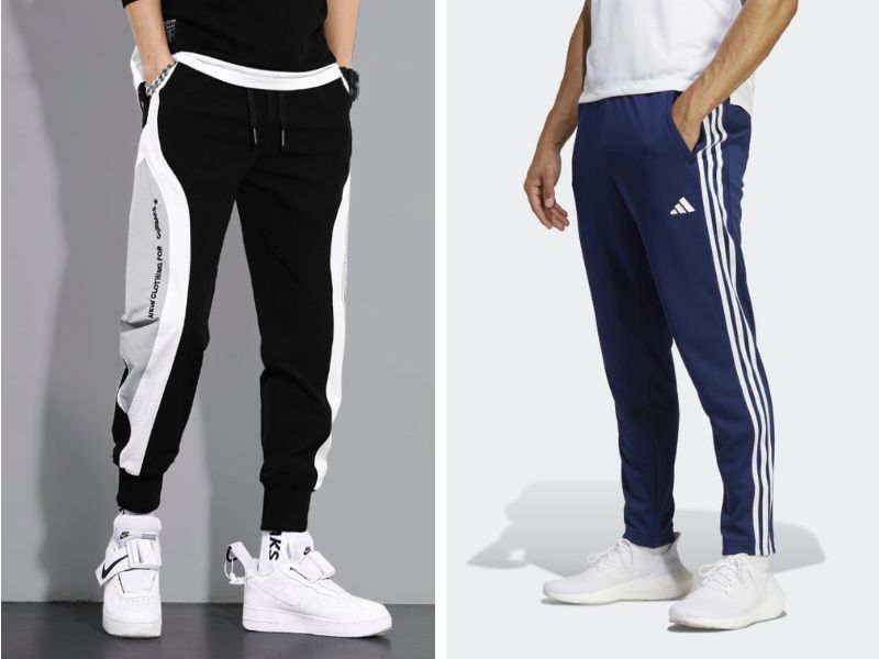 Quần jogger nam sọc trắng