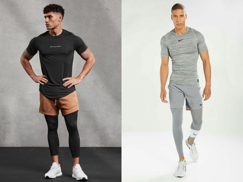 How To Coordinate Men'S Gym Clothes: T-Shirt And Leggings Will Make You So Cool