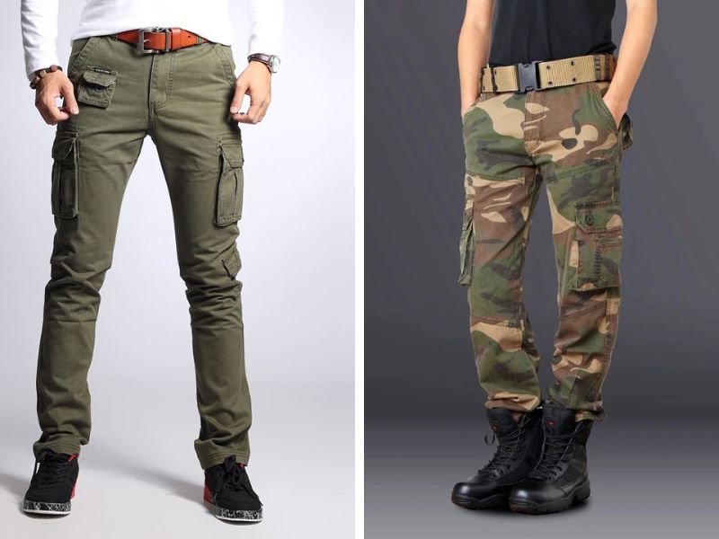 Phong cách military - Quần túi hộp (cargo pant)