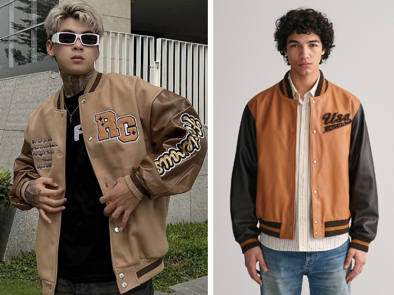 Ưu điểm nổi bật của mẫu áo khoác varsity jacket