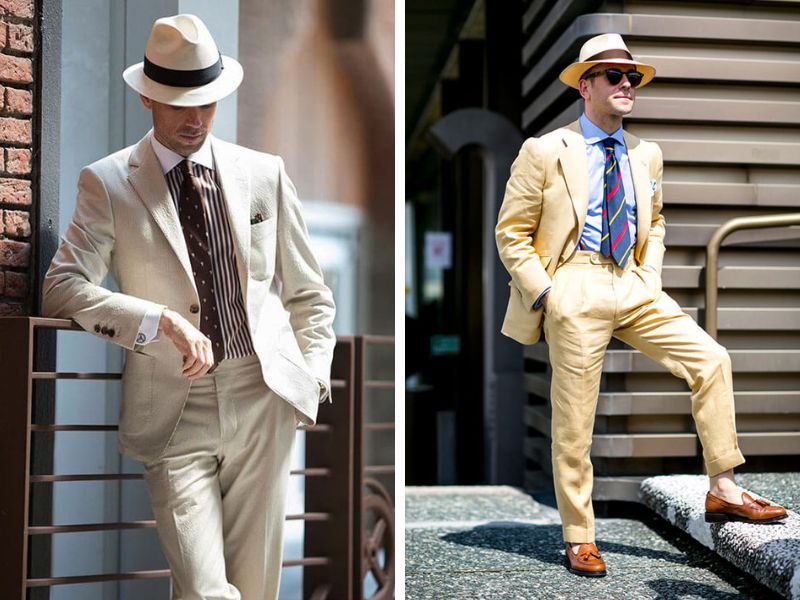 Mũ Fedora phối suit