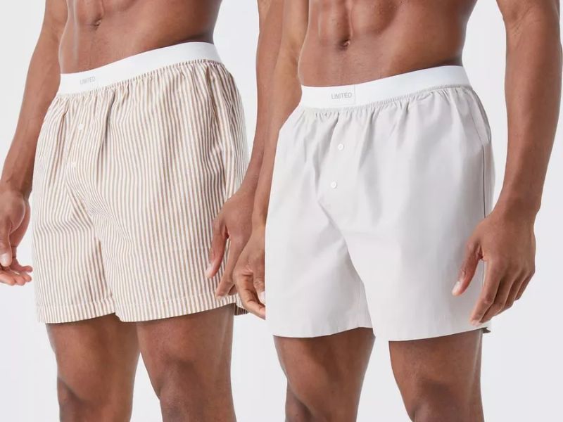 Boxer shorts hạn chế ma sát với vùng nhạy cảm của nam giới