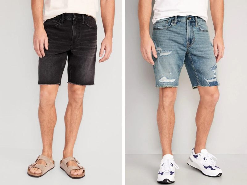 Quần short jean nam cao cấp Old Navy