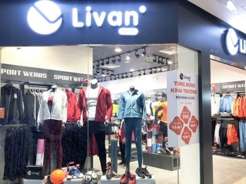 Shop quần áo thể thao nam Livan Sport