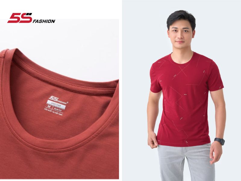  T-shirt là một mẫu áo với thiết kế cổ tròn cổ điển