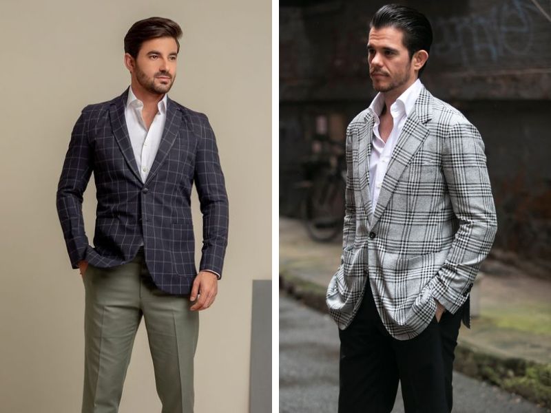 Áo blazer caro kết hợp áo sơ mi