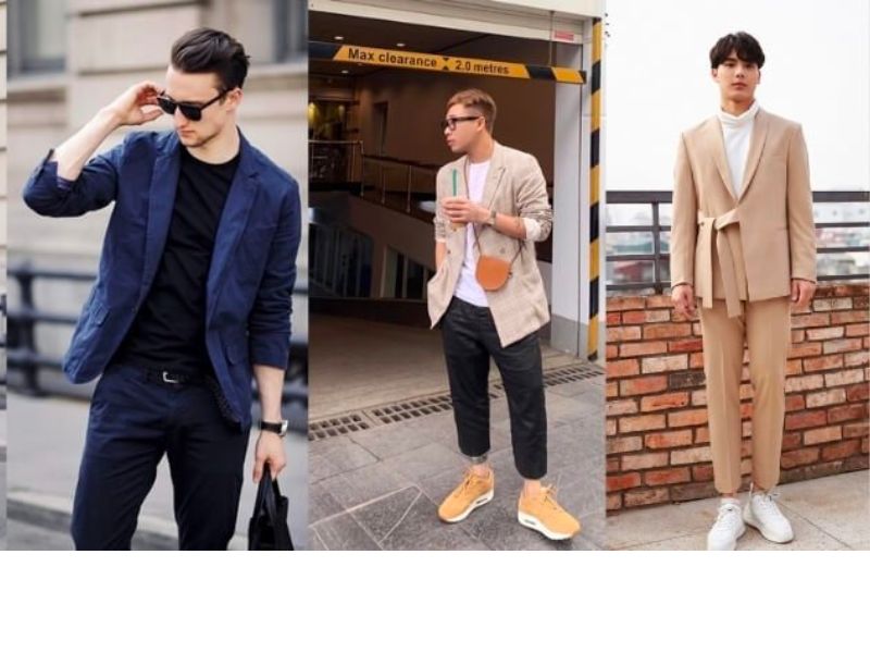 Một chiếc blazer hoặc vest kết hợp với quần Baggy sẽ mang đến phong cách lịch sự, sang trọng và đẳng cấp khi các chàng diện lên người 