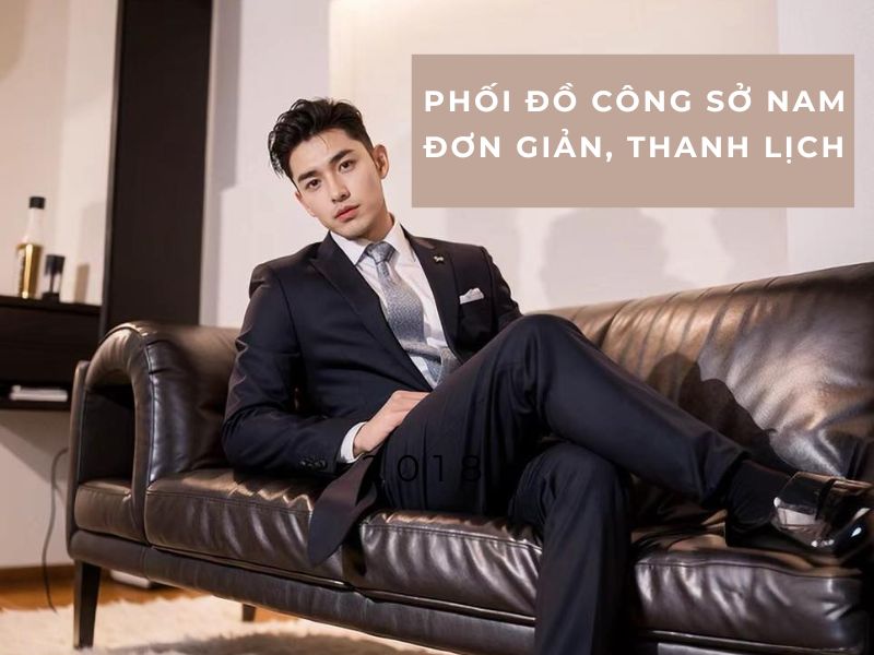 cách phối đồ công sở nam đơn giản và thanh lịch