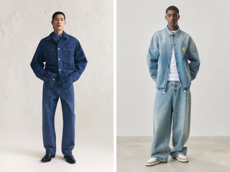 Set đồ denim on denim